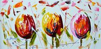 Tulips van Gena Theheartofart thumbnail