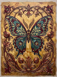 Ornate Gilded Butterfly by HUGO