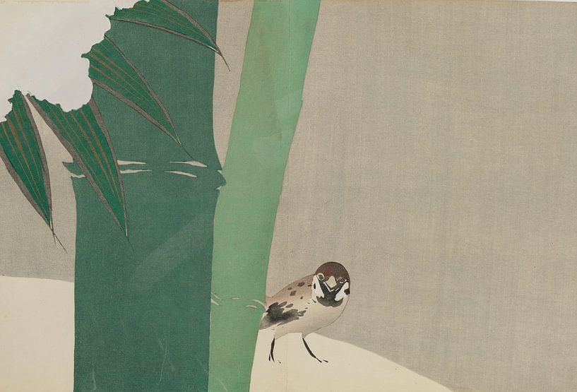 Bamboo in Snow, Kamisaka Sekka by Masterful Masters