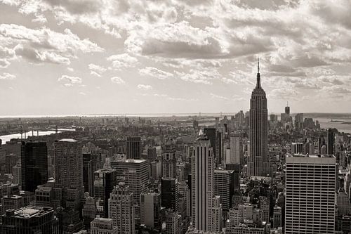 New York depuis le sommet du rocher