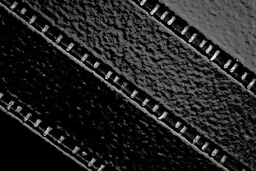 Van donker naar licht (ijzig) - liggend - grof