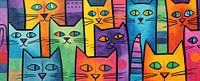 Malerei Katze | Malerei Katze