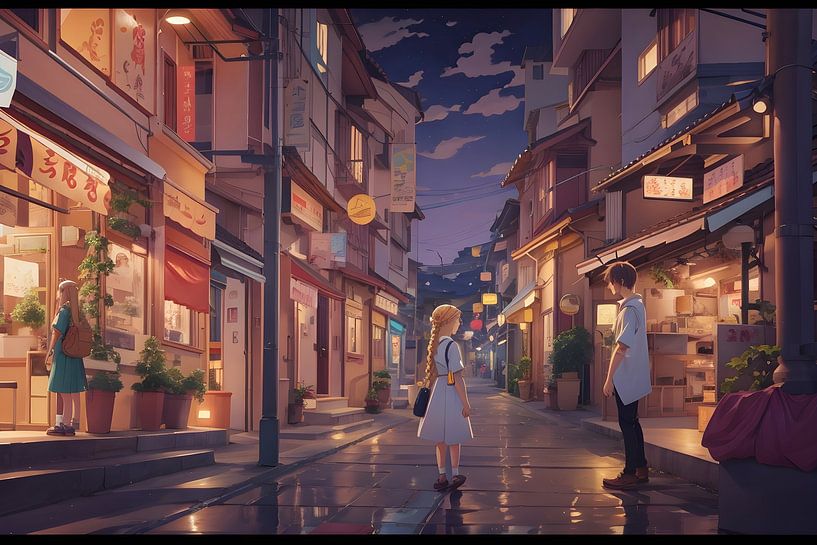 Anime fille et garçon par Mentos mentos