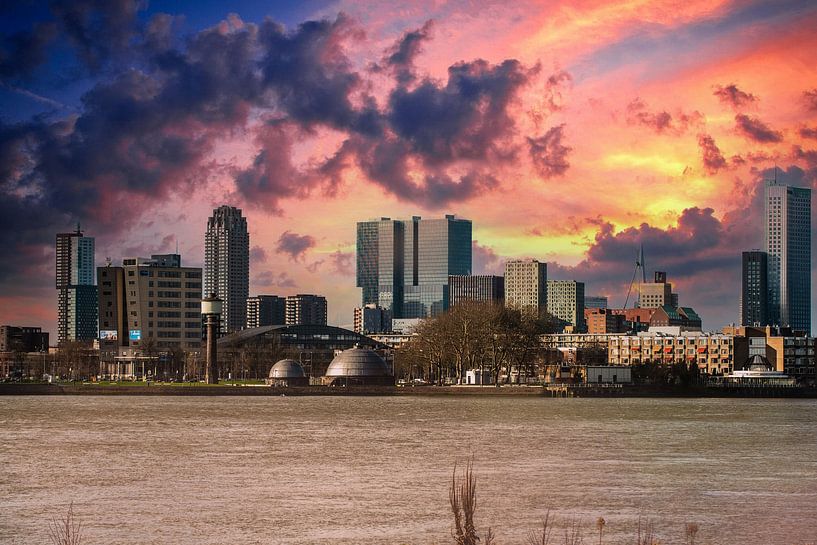 Skyline Rotterdam. by Brian Morgan