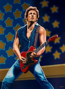 Bruce Springsteen The Boss Painting by Paul Meijering