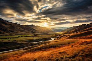 Goldene Stunde in Montana