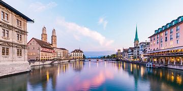 Old Town of Zurich by Werner Dieterich