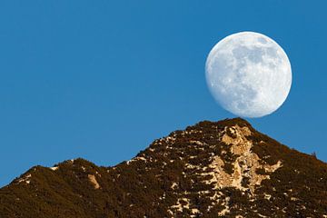 Mond am Estergebirge von Andreas Müller