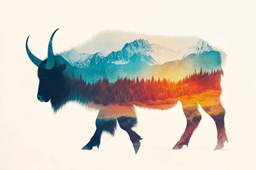 Natur im Tier von Poster Art Shop