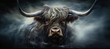 Highlander | Black by ARTEO Paintings