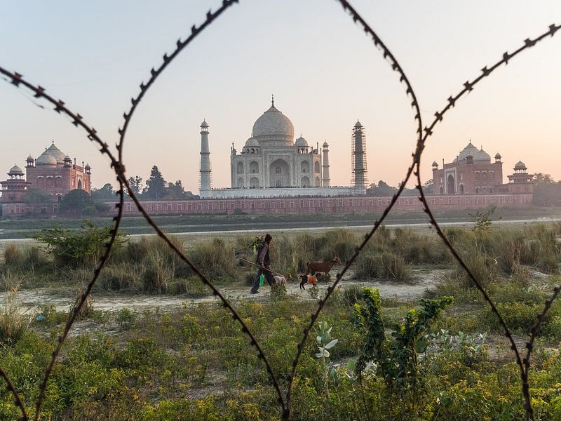 Een andere kijk op de Taj Mahal van Shanti Hesse