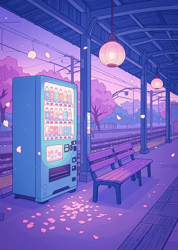 Anime-Bahnhof Tokio Japan