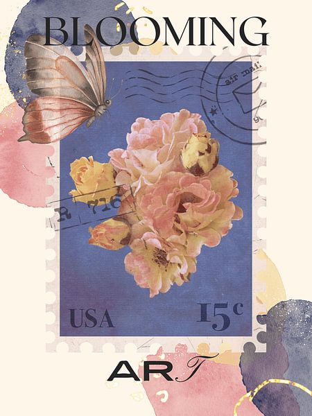 Ein schöner Blumenstrauß blüht von @Unique