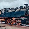 Locomotive à vapeur. sur Jaap van den Berg