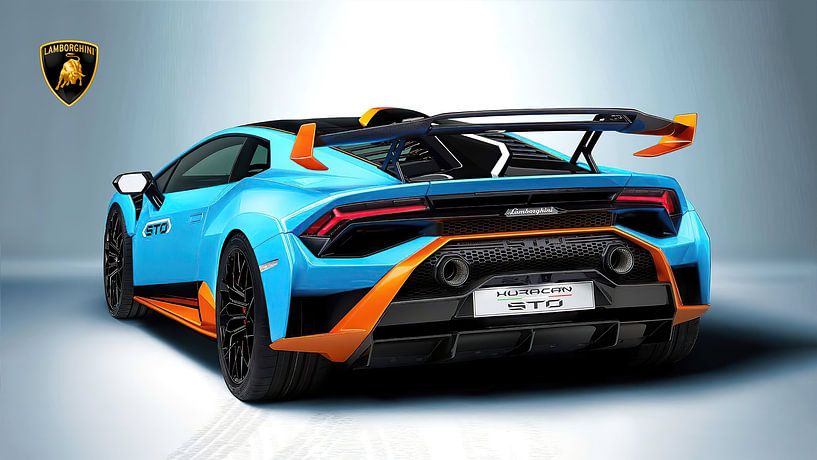Lamborghini Huracán STO mit Emblem von Gert Hilbink