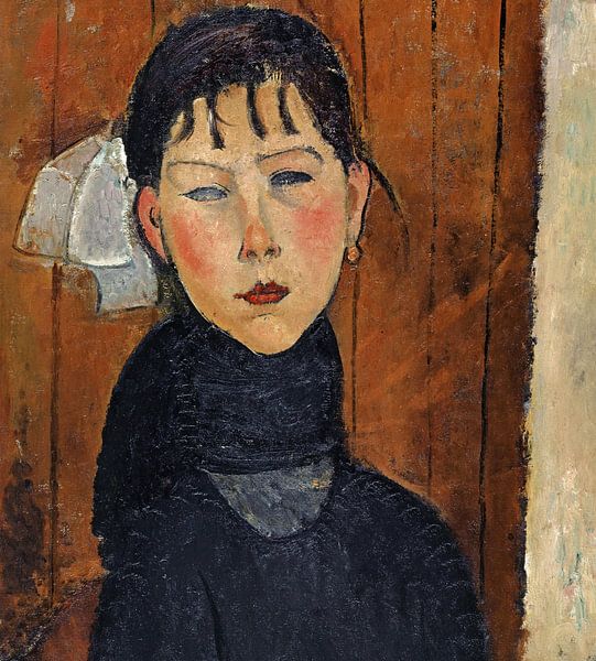 Amedeo Modigliani,Marie, dochter van het volk, 1918 van finemasterpiece