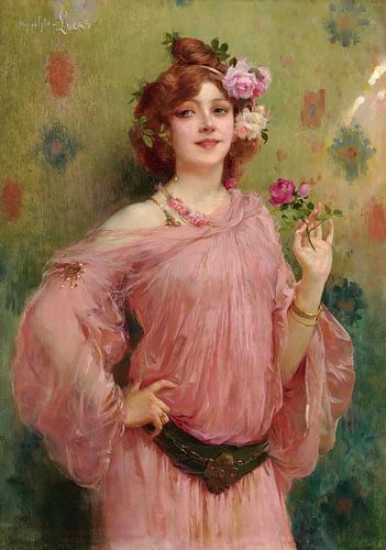 A Beauty In Pink, Marie Félix Hippolyte-Lucas