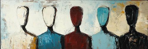 People abstract | People colours