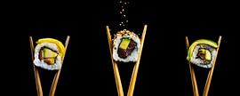 sushi on sticks, sushi on sticks by Corrine Ponsen