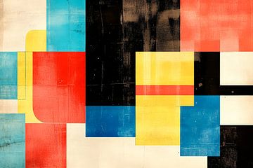 Abstract geometric composition by Poster Art Shop