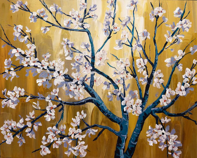 Blossom on golden background by Imperial Art House