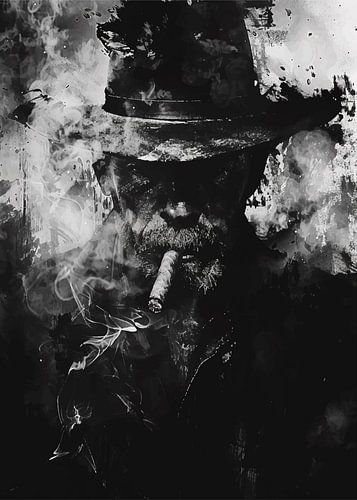 Old Man with Cigar
