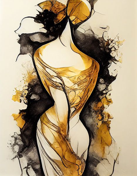 Formes avec de l'or par Bert Nijholt