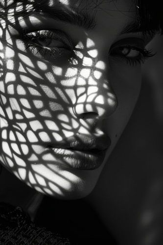 Licht-Portrait einer Frau