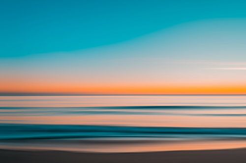 Seelandschaft Nr. 1 Abstrakte Meereslandschaft.