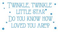 Twinkle twinkle star canvas van Pim Michels thumbnail