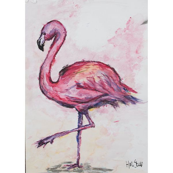 Flamingo extra pink van Heleen Stulp