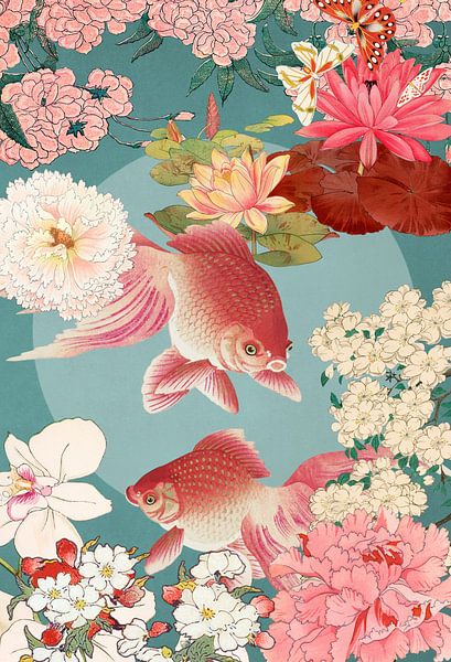 This Japanese Vintage Collage by Marja van den Hurk