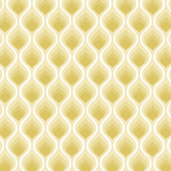 Retro modern -Symmetrisches 1970er Muster von Studio Hinte