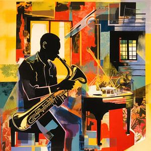 Joueur de saxophone sur ARTemberaubend