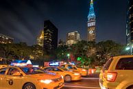 New  York     Taxis am Madison Square Garden par Kurt Krause Aperçu