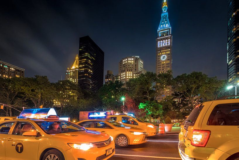 New  York     Taxis am Madison Square Garden par Kurt Krause