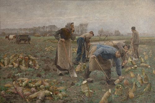 De Bietenoogst - Emile Claus
