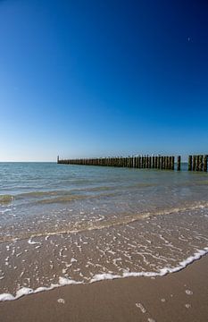 Strand Westkapelle van MSP Canvas