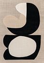 Scandinavisch kunstwerk op natuurlijk linnen van Modern Collection thumbnail