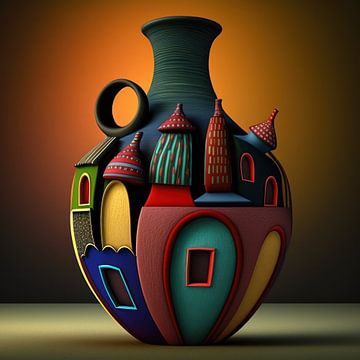 Creative Vase van Digi@rt