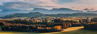 Panorama de la région de l'Allgau en Bavière par Henk Meijer Photography Aperçu