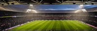 Panorama foto van Feyenoord wedstrijd in de Kuip van Fred Leeflang thumbnail