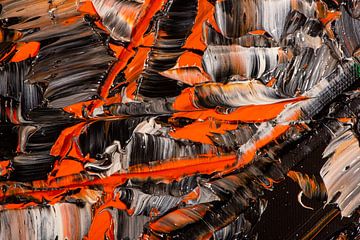oranje/zwart van Jan Fritz