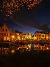 Leiden in de avond! by Dirk van Egmond