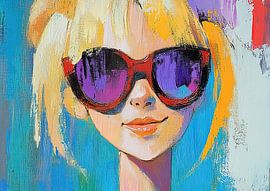 Bunte Reflexion von Blickfänger Gemälde