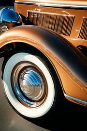 Classic auto detail shot by Poster Art Shop