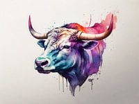 Taurus watercolour