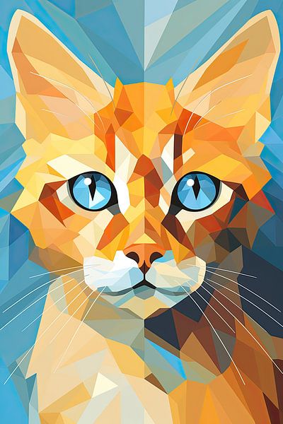 Cat abstract by Bert Nijholt