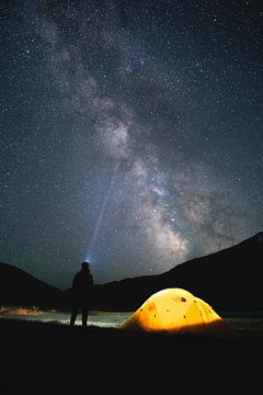 Mongolië melkweg en prachtige sterrenhemel van Tom in 't Veld