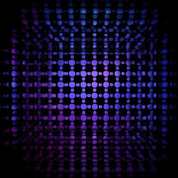 Formes géométriques abstraites violet bleu